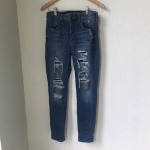American Eagle Super High Rise Jegging Crop